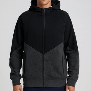 Cougar Sport Performance Black & Grey Fleece Hoodie SM NWT